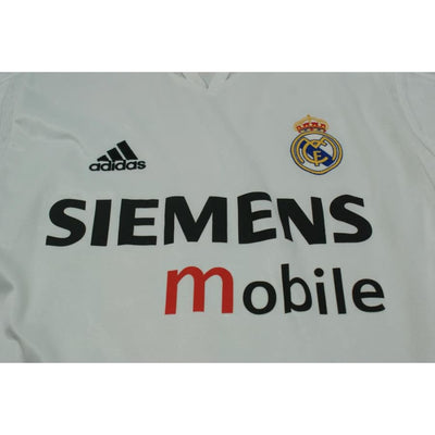 Maillot de football vintage domicile Real Madrid CF N°5 ZIDANE 2004-2005 - Adidas - Real Madrid