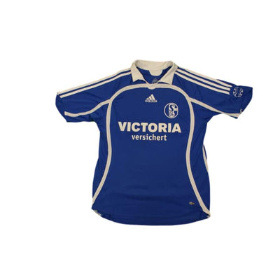 Maillot de football vintage domicile Schalke 04 2007-2008 - Adidas - Autres championnats