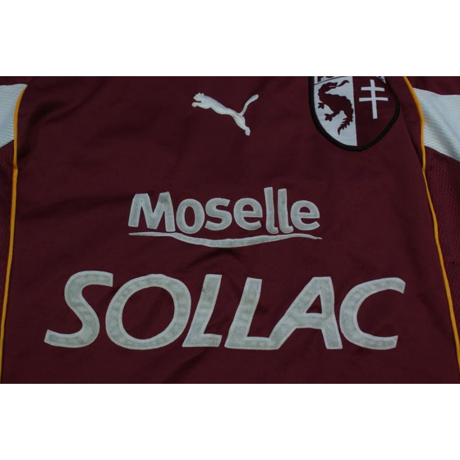 Maillot de football vintage enfant FC Metz 2002-2003 - Puma - FC Metz