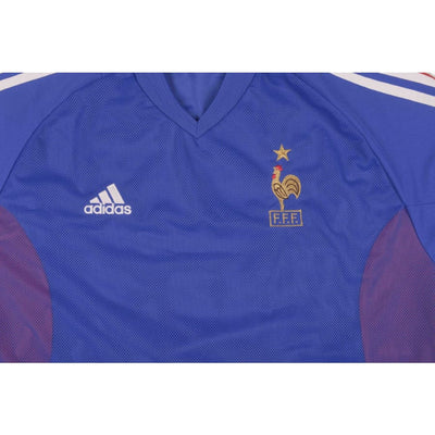 Maillot de football vintage Equipe de France N°10 ZIDANE 2002-2003 - Adidas - Equipe de France