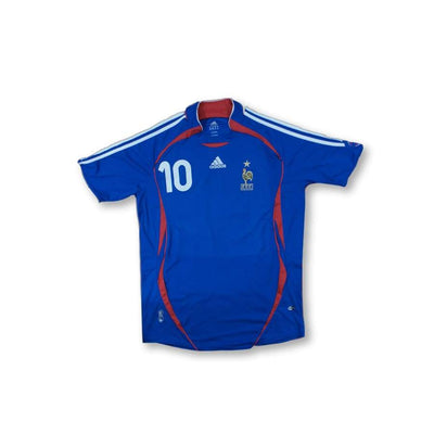 Maillot de football vintage Equipe de France N°10 ZIDANE 2006-2007 - Adidas - Equipe de France