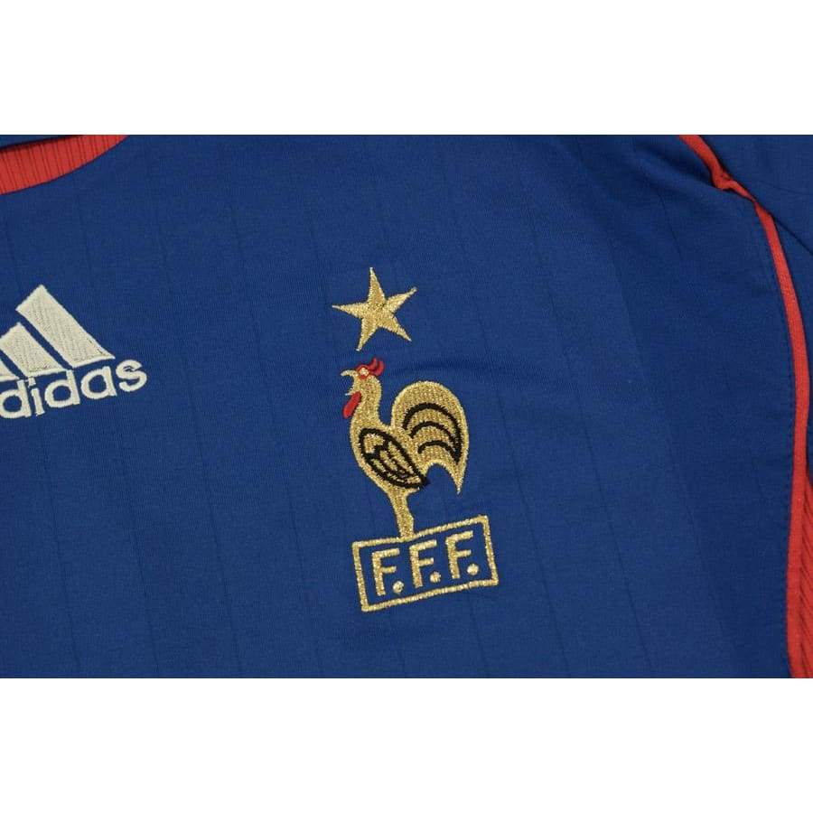 Maillot de football vintage Equipe de France N°10 ZIDANE 2006-2007 - Adidas - Equipe de France