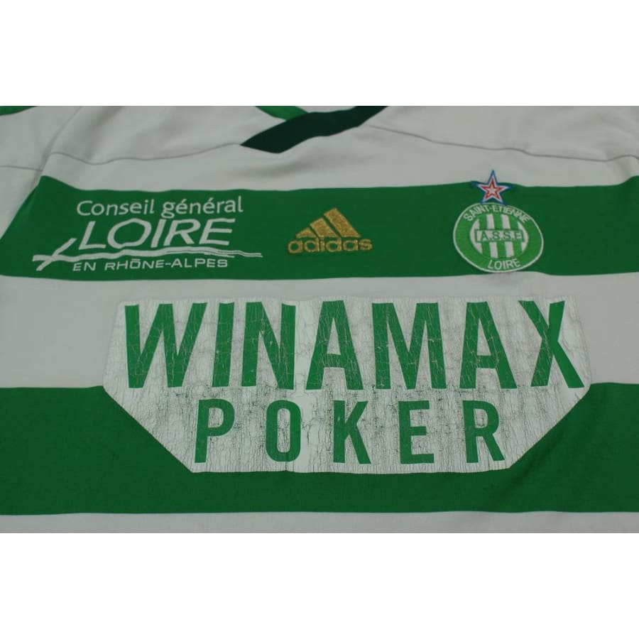 Maillot de football vintage extérieur AS Saint-Etienne N°10 SAM 2010-2011 - Adidas - AS Saint-Etienne