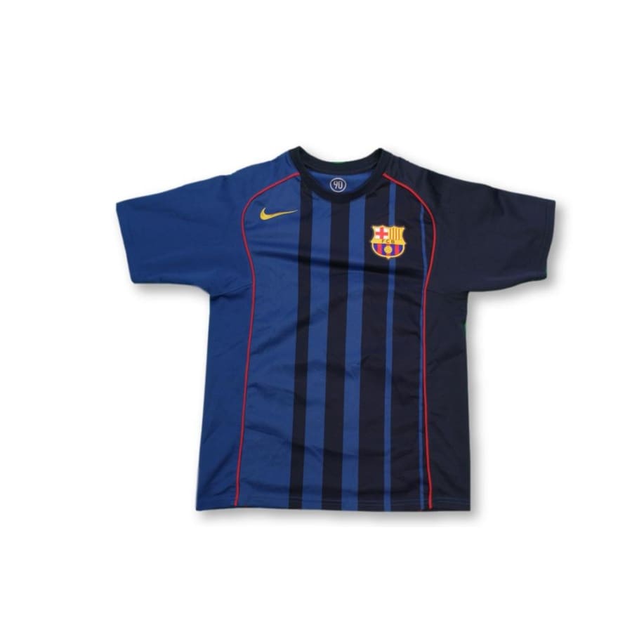 Maillot de football vintage extérieur enfant FC Barcelone N°10 YANNINHO 2004-2005 - Nike - Barcelone