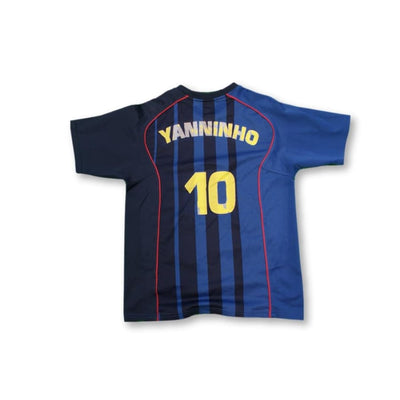 Maillot de football vintage extérieur enfant FC Barcelone N°10 YANNINHO 2004-2005 - Nike - Barcelone