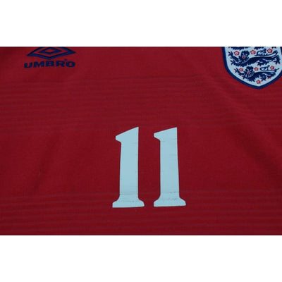 Maillot de football vintage extérieur équipe d’Angleterre N°11 FOWLER 2000-2001 - Umbro - Angleterre