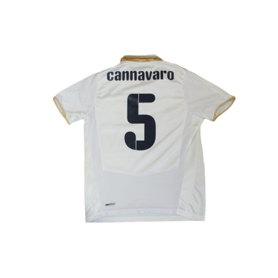 Maillot de football vintage extérieur équipe d’Italie N°5 Cannavaro 2008-2009 - Puma - Italie