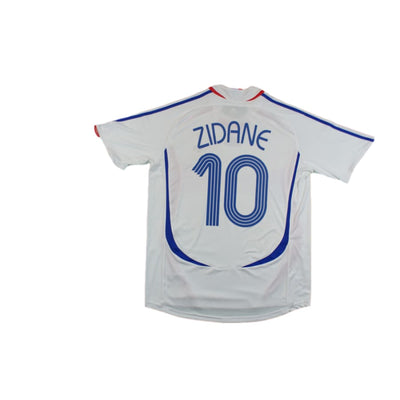 Maillot de football vintage extérieur Equipe de France N°10 ZIDANE 2006-2007 - Adidas - Equipe de France