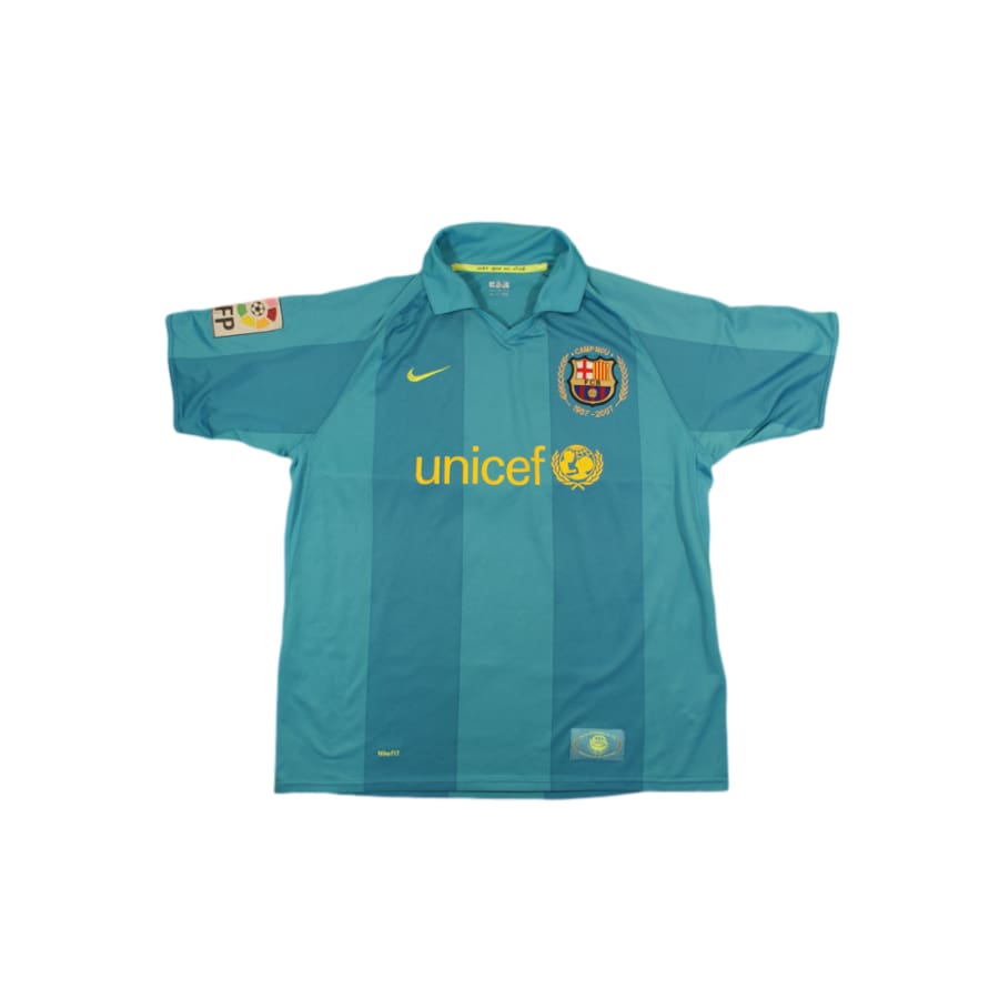 Maillot de football vintage extérieur FC Barcelone N°10 MESSI 2007-2008 - Nike - Barcelone