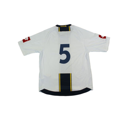 Maillot de football vintage extérieur FC Sochaux-Montbéliard N°5 2009-2010 - Lotto - FC Sochaux-Montbéliard