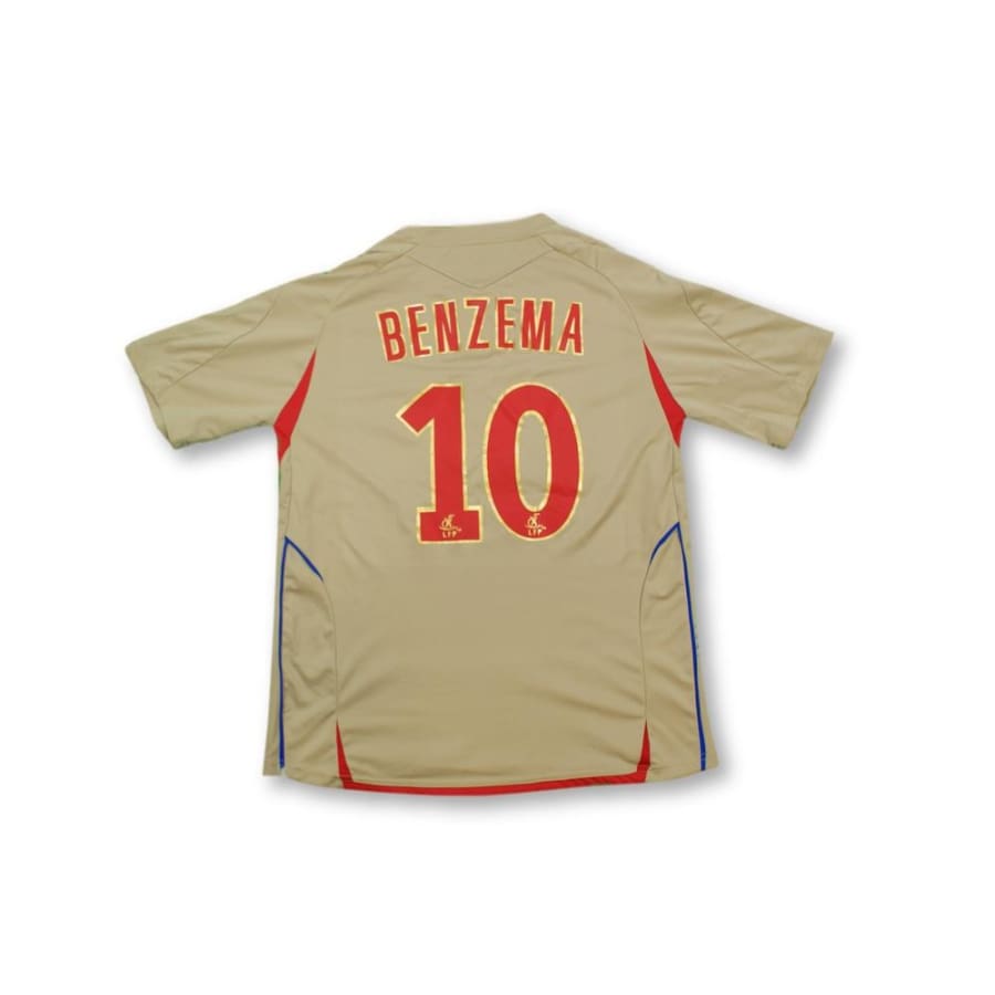 Maillot de football vintage extérieur Olympique Lyonnais N°10 BENZEMA 2007-2008 - Umbro - Olympique Lyonnais