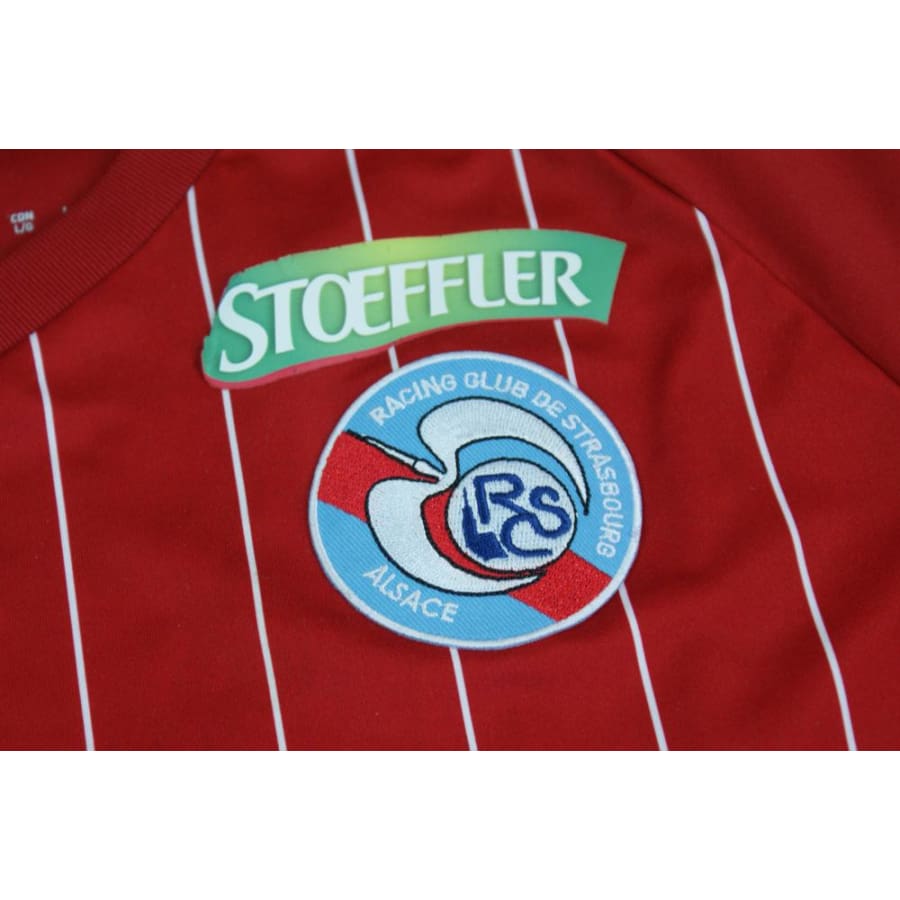 Maillot de football vintage extérieur RC Strasbourg Alsace N°6 GRIMM 2018-2019 - Adidas - RC Strasbourg Alsace