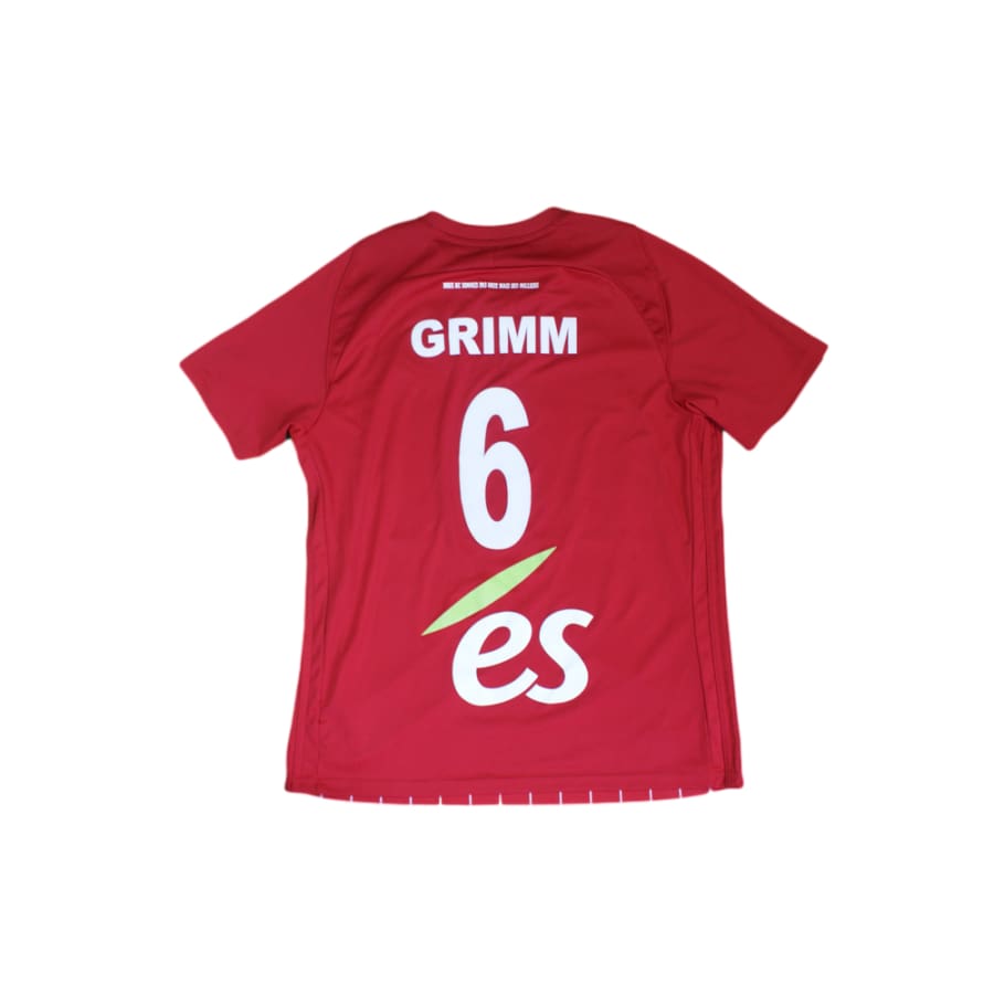 Maillot de football vintage extérieur RC Strasbourg Alsace N°6 GRIMM 2018-2019 - Adidas - RC Strasbourg Alsace