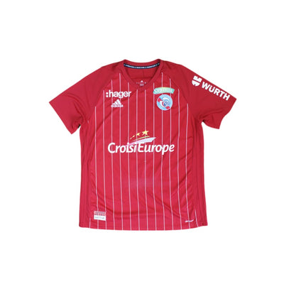 Maillot de football vintage extérieur RC Strasbourg Alsace N°6 GRIMM 2018-2019 - Adidas - RC Strasbourg Alsace