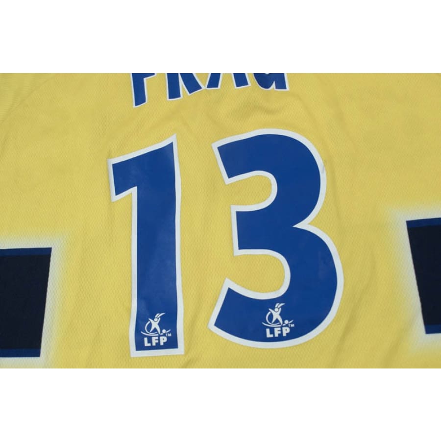 Maillot de football vintage FC Sochaux Montbéliard n°13 FRAU 2002-2003 - Champion - FC Sochaux-Montbéliard