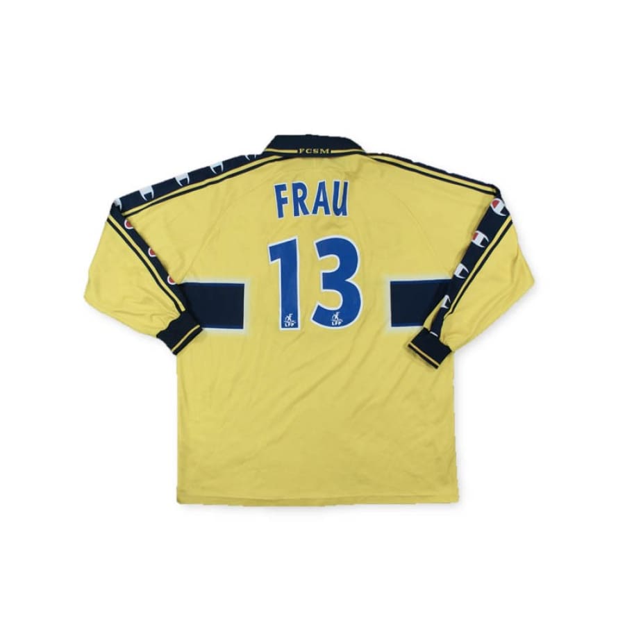 Maillot de football vintage FC Sochaux Montbéliard n°13 FRAU 2002-2003 - Champion - FC Sochaux-Montbéliard