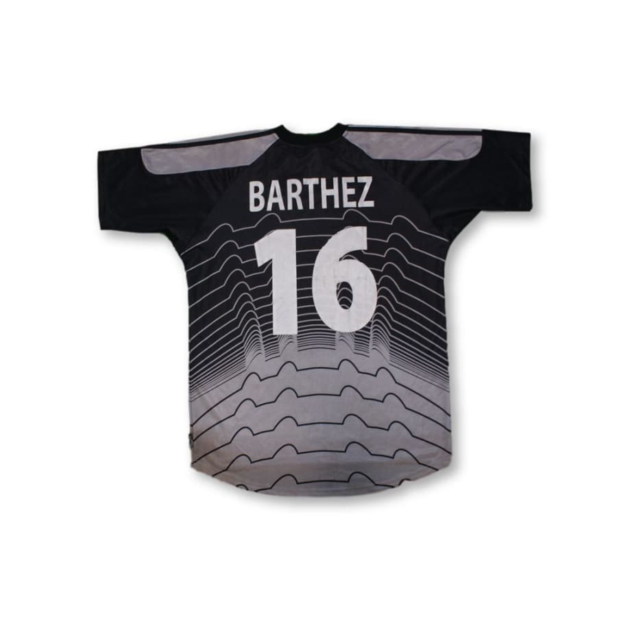 Maillot de football vintage gardien Equipe de France N°16 BARTHEZ 2000-2001 - Adidas - Equipe de France