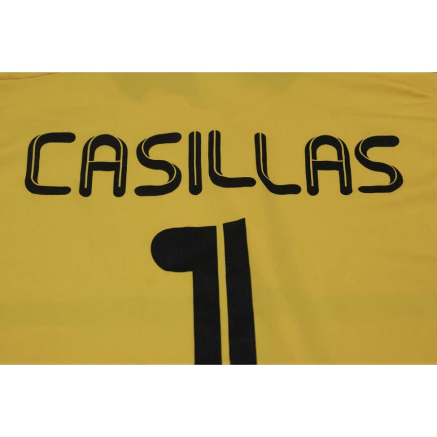 Maillot de football vintage gardien Real Madrid CF N°1 CASILLAS 2011-2012 - Adidas - Real Madrid