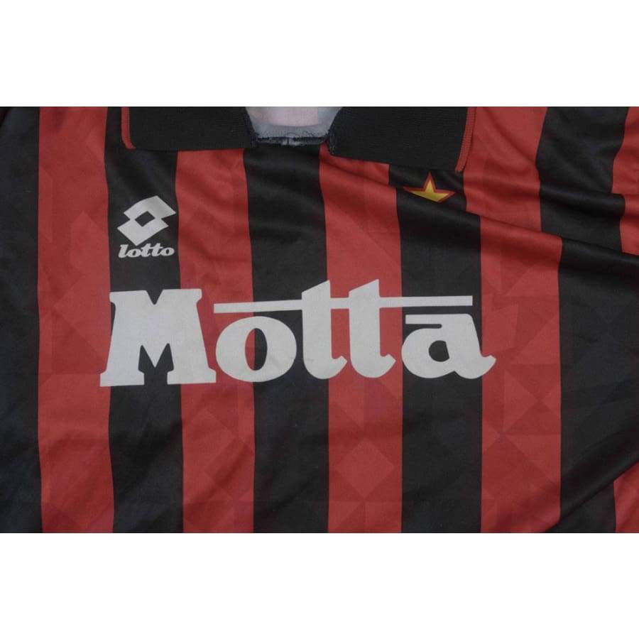 Maillot de football vintage Milan AC 1993-1994 - Lotto - Milan AC