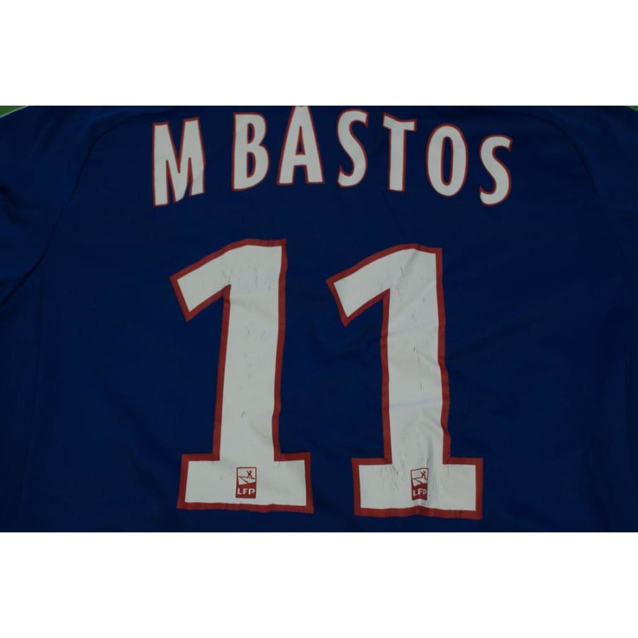 Maillot de football vintage olympique Lyonnais N°11 M.BASTOS 2012-2013 - Adidas - Olympique Lyonnais