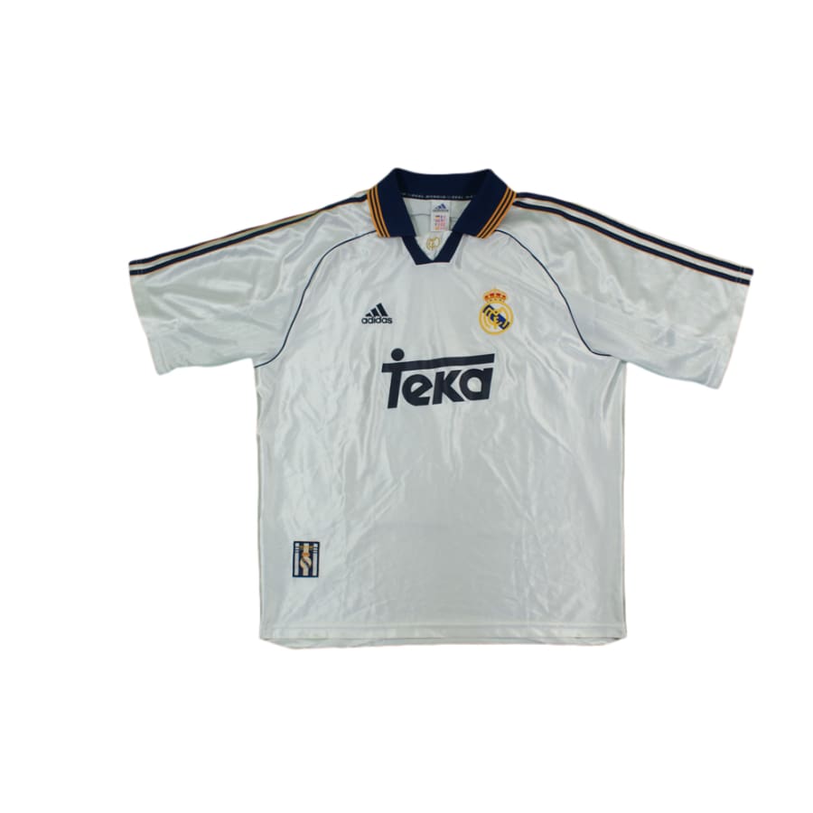 Maillot de football vintage rétro domicile Real Madrid CF 1999-2000 - Adidas - Real Madrid