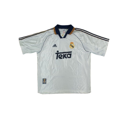 Maillot de football vintage rétro domicile Real Madrid CF 1999-2000 - Adidas - Real Madrid