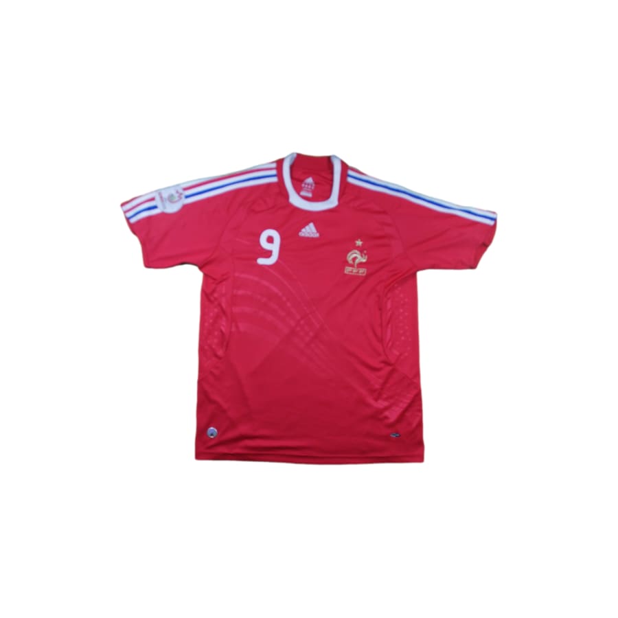 Maillot EDF vintage extérieur #9 Benzema 2007-2008 - Adidas - Equipe de France