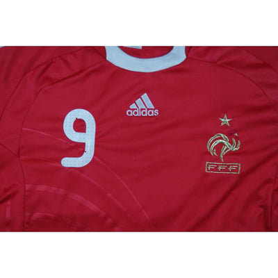 Maillot EDF vintage extérieur #9 Benzema 2007-2008 - Adidas - Equipe de France