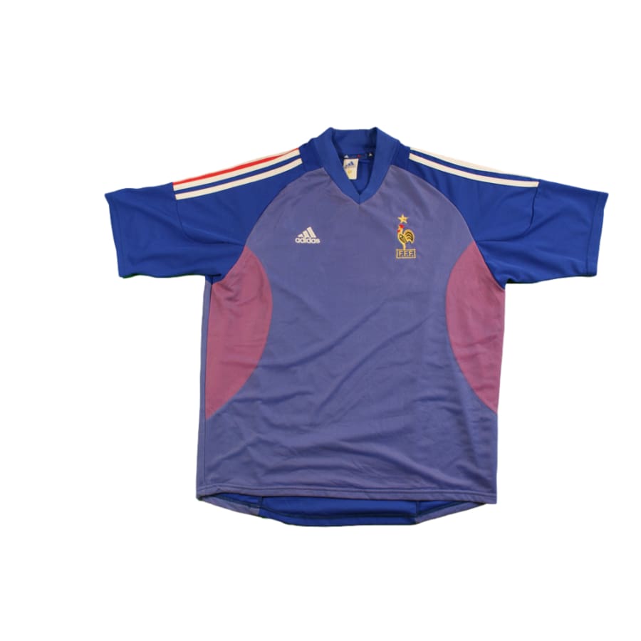 Maillot équipe de France rétro domicile 2002-2003 - Adidas - Equipe de France