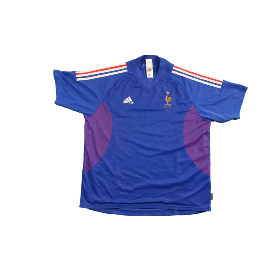 Maillot équipe de France rétro domicile 2002-2003 - Adidas - Equipe de France