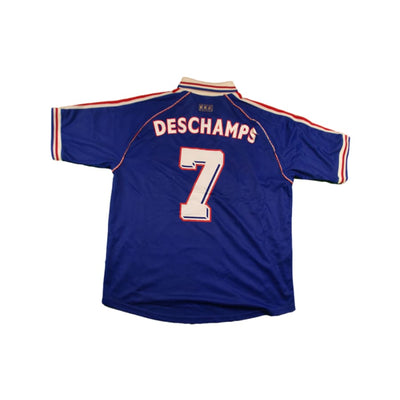 Maillot équipe de France rétro domicile #7 DESCHAMPS 1997-1998 - Adidas - Equipe de France