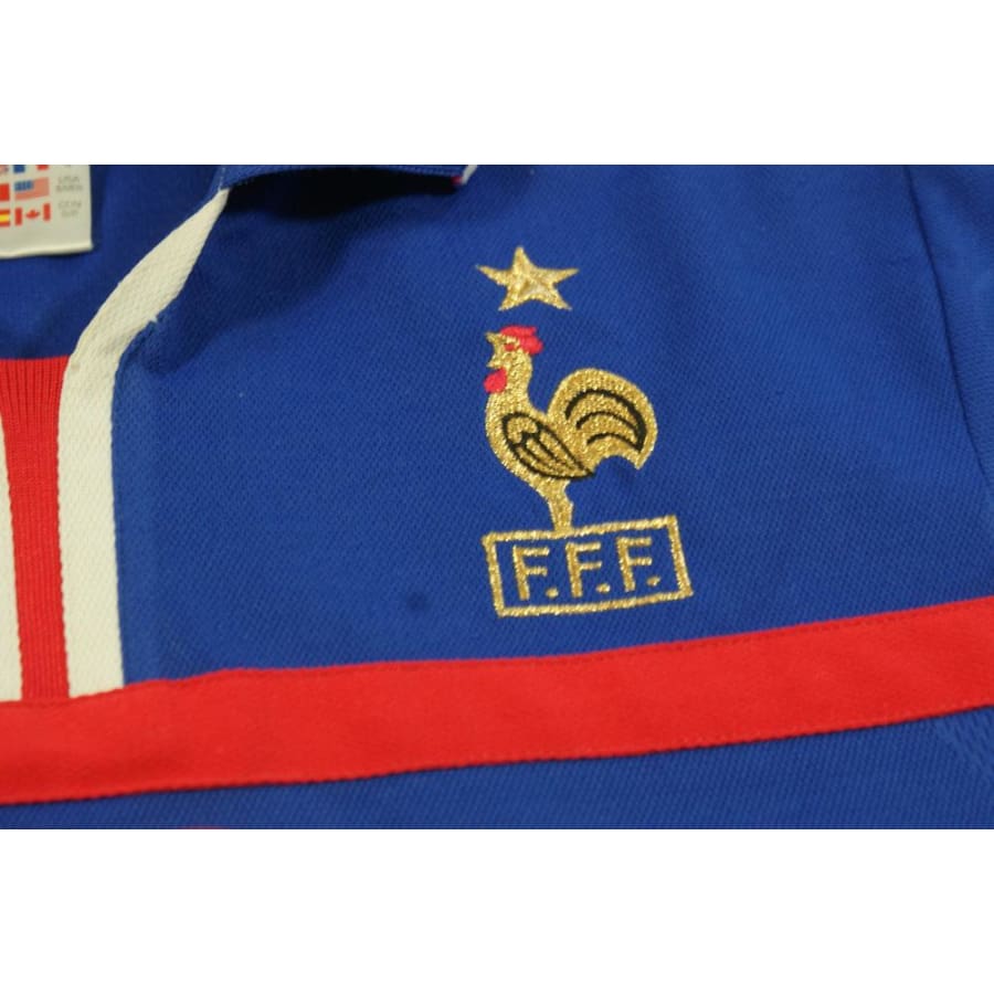 Maillot équipe de France rétro domicile N°10 ZIDANE 2000-2001 - Adidas - Equipe de France