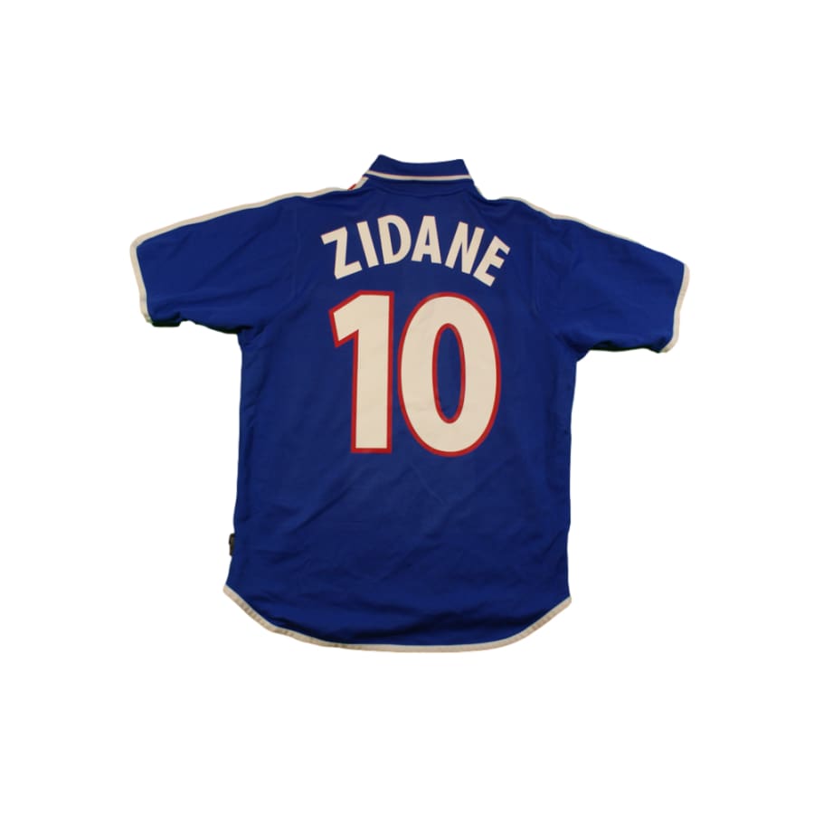 Maillot équipe de France rétro domicile N°10 ZIDANE 2000-2001 - Adidas - Equipe de France