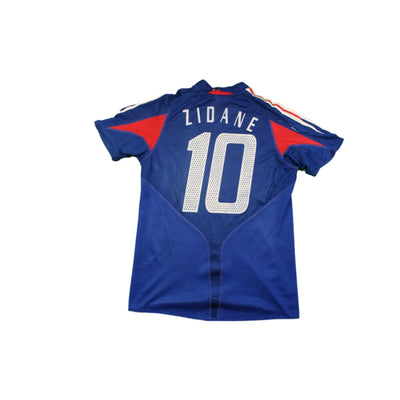 Maillot équipe de France rétro domicile N°10 ZIDANE 2004-2005 - Adidas - Equipe de France