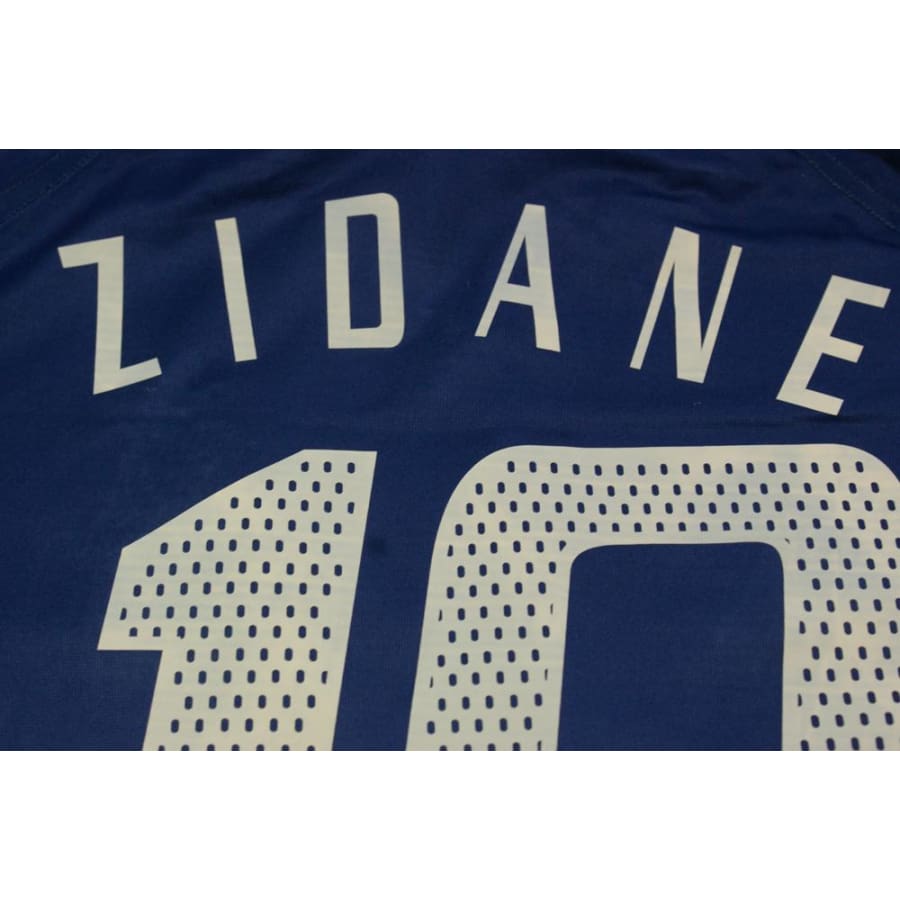 Maillot équipe de France rétro domicile N°10 ZIDANE 2004-2005 - Adidas - Equipe de France