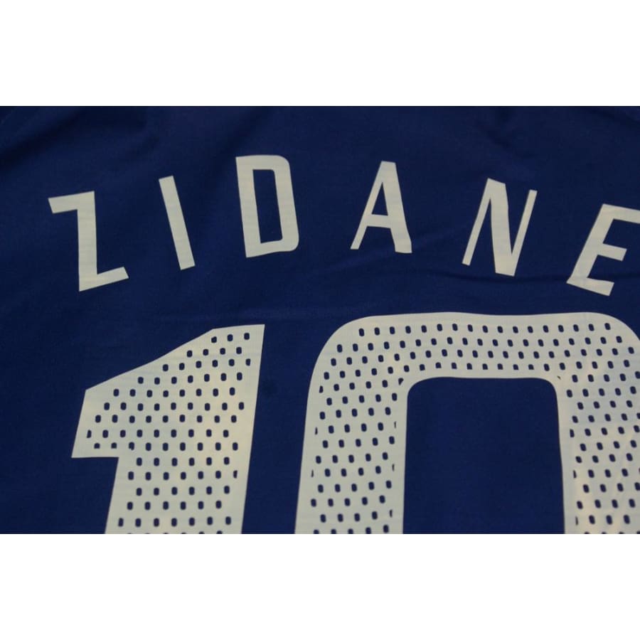 Maillot équipe de France rétro domicile N°10 ZIDANE 2004-2005 - Adidas - Equipe de France