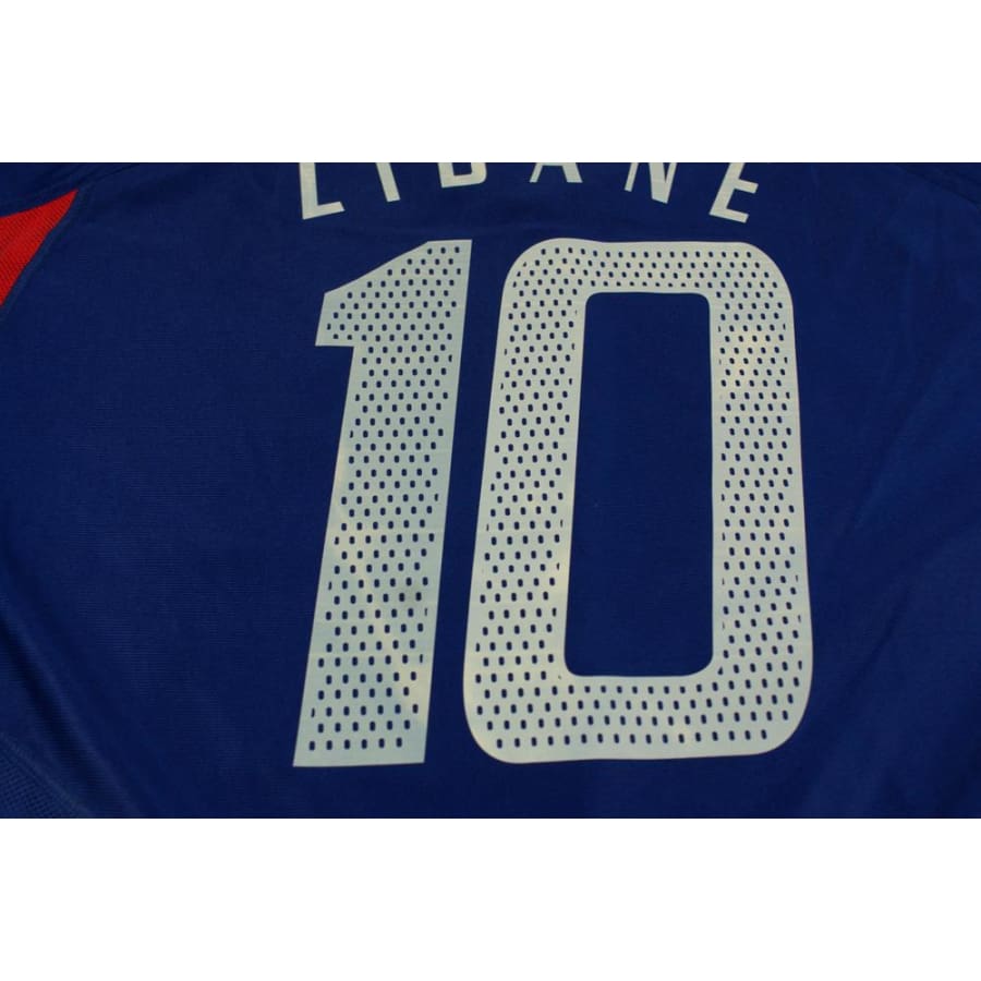 Maillot équipe de France rétro domicile N°10 ZIDANE 2004-2005 - Adidas - Equipe de France