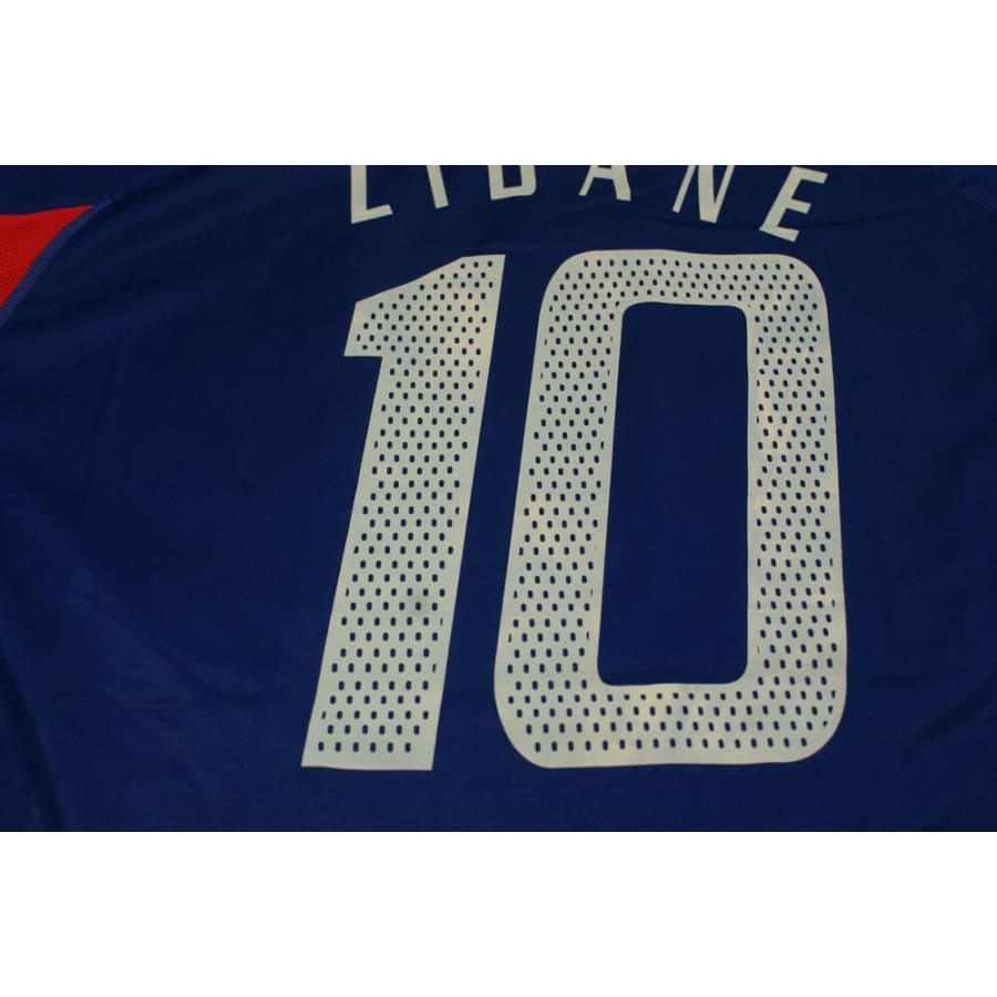 Maillot équipe de France rétro domicile N°10 ZIDANE 2004-2005 - Adidas - Equipe de France