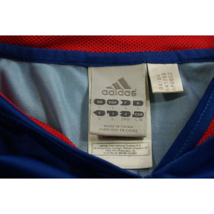 Maillot équipe de France rétro domicile N°10 ZIDANE 2004-2005 - Adidas - Equipe de France