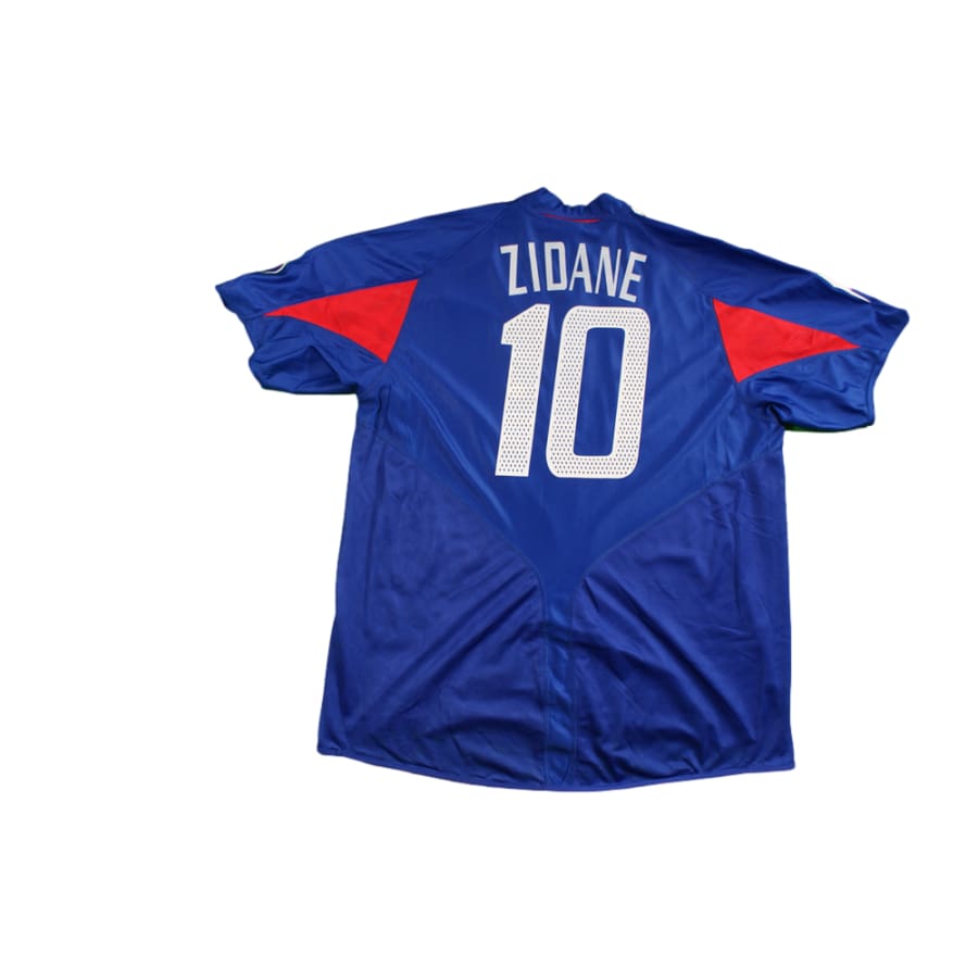 Maillot équipe de France rétro domicile N°10 ZIDANE 2004-2005 - Adidas - Equipe de France