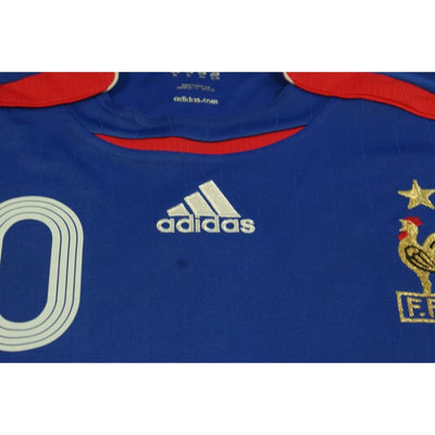 Maillot équipe de France rétro domicile N°10 ZIDANE 2006-2007 - Adidas - Equipe de France