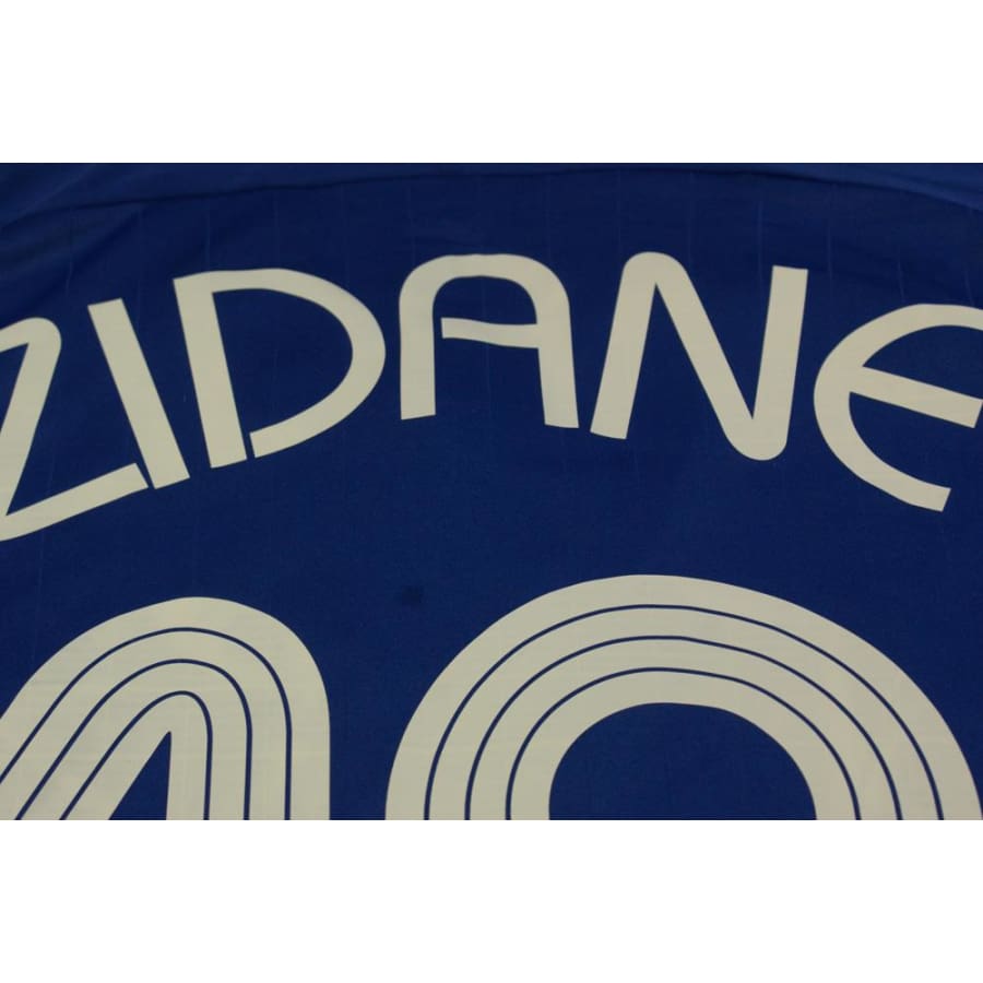 Maillot équipe de France rétro domicile N°10 ZIDANE 2006-2007 - Adidas - Equipe de France