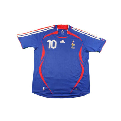 Maillot équipe de France rétro domicile N°10 ZIDANE 2006-2007 - Adidas - Equipe de France