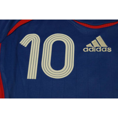 Maillot équipe de France rétro domicile N°10 ZIDANE enfant 2006-2007 - Adidas - Equipe de France