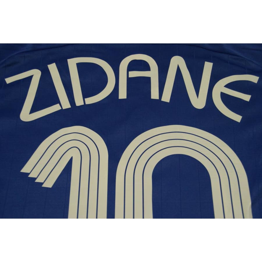 Maillot équipe de France rétro domicile N°10 ZIDANE enfant 2006-2007 - Adidas - Equipe de France