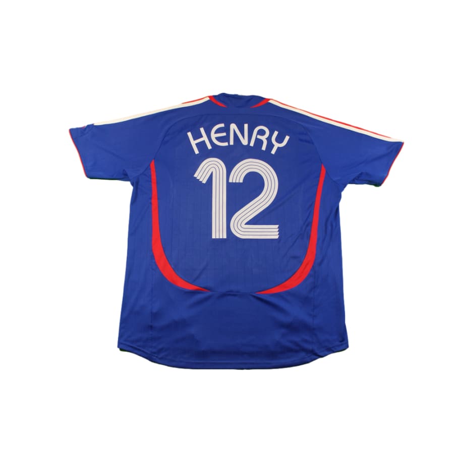 Maillot équipe de France rétro domicile N°12 HENRY 2006-2007 - Adidas - Equipe de France