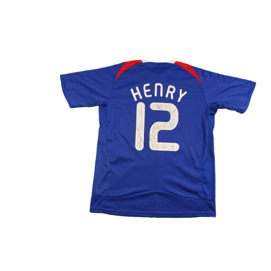 Maillot équipe de France rétro domicile N°12 HENRY 2008-2009 - Adidas - Equipe de France