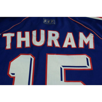 Maillot équipe de France rétro domicile N°15 THURAM 1998-1999 - Adidas - Equipe de France