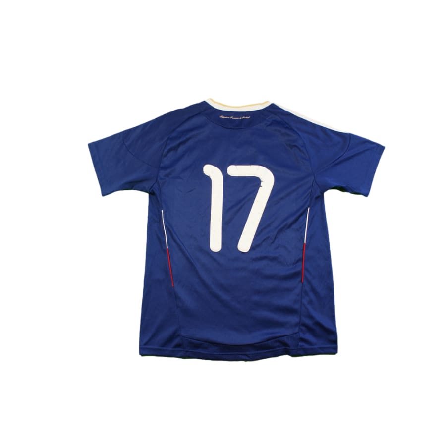 Maillot équipe de France rétro domicile N°17 2010-2011 - Adidas - Equipe de France