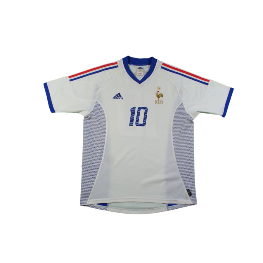 Maillot équipe de France rétro extérieur N°10 ZIDANE 2002-2003 - Adidas - Equipe de France